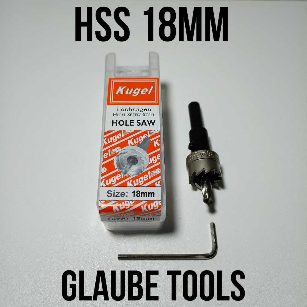 Hole Saw 18mm HSS Holesaw Besi 18 mm Mata Bor 18mm Kugel