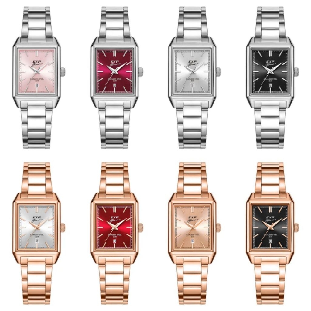 Expedition 6766 LDB Jam Tangan Wanita Analog Stainless Steel Original