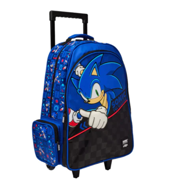 SMIGGLE X DISNEY MICKEY MINNIE TROLLEY BACKPACK WITH LIGHT UP WHEELS IMPORT TROLLY SONIC