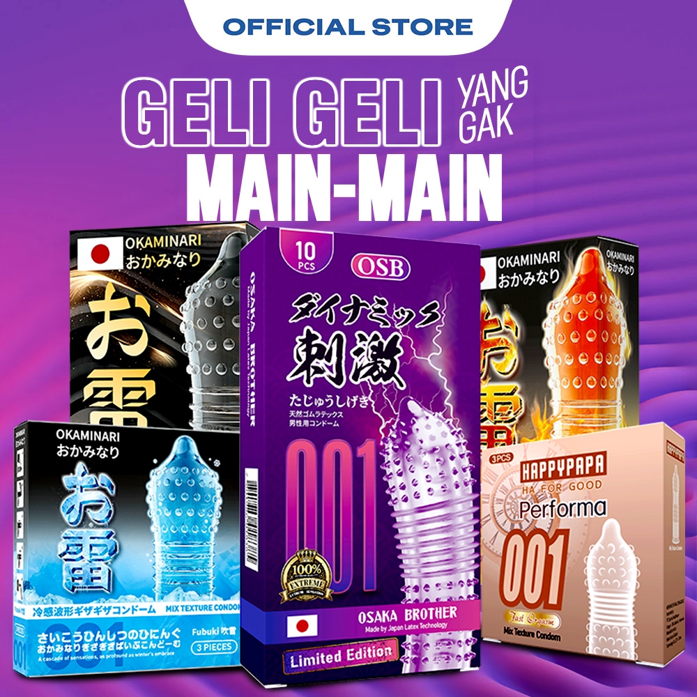 Kondom 001 Bergerigi Delay Condom - All Varian