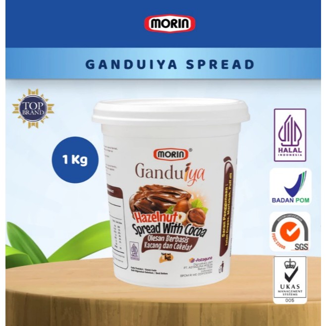 

Morin Ganduiya Selai Coklat Hazelnut 1 Kg
