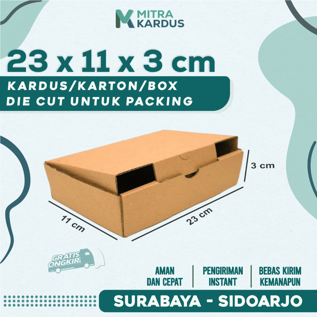 

Box Packing 23x11x3 / Kardus Packing / Karton Packing