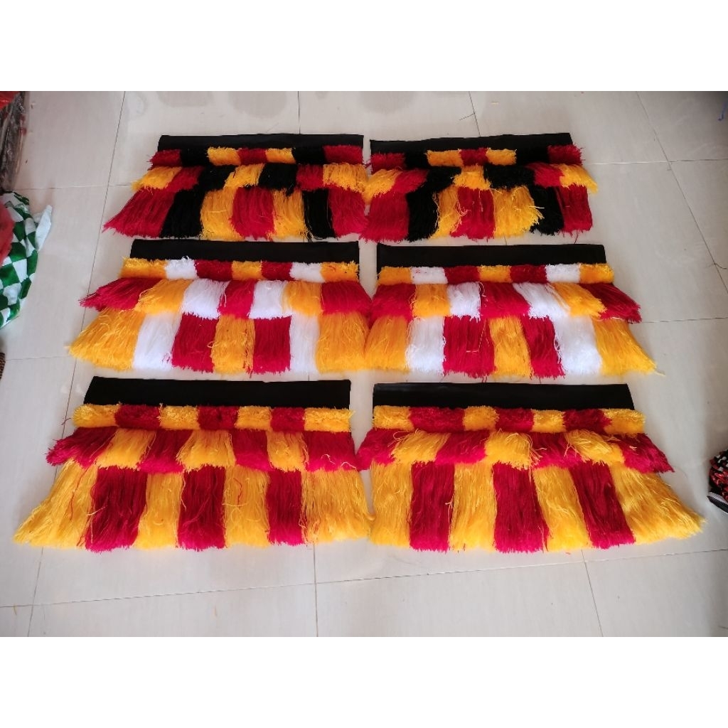Gebesan Dadak merak/Aksesoris Dadak reog /satu pasang/reog ponorogo