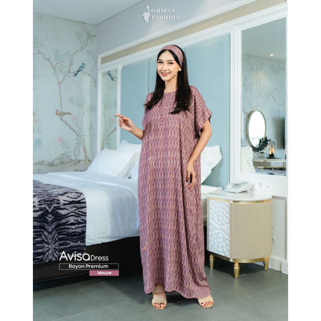 AVISA Dress By. Ghina Fashion / Dress Rayon premium / Daster