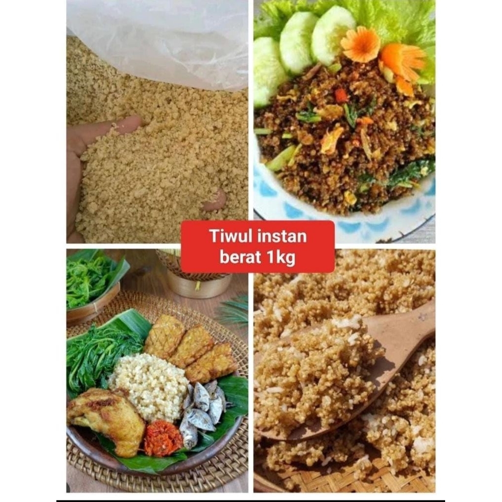 

NASI TIWUL INSTAN terbuat dari singkong 100%halal
