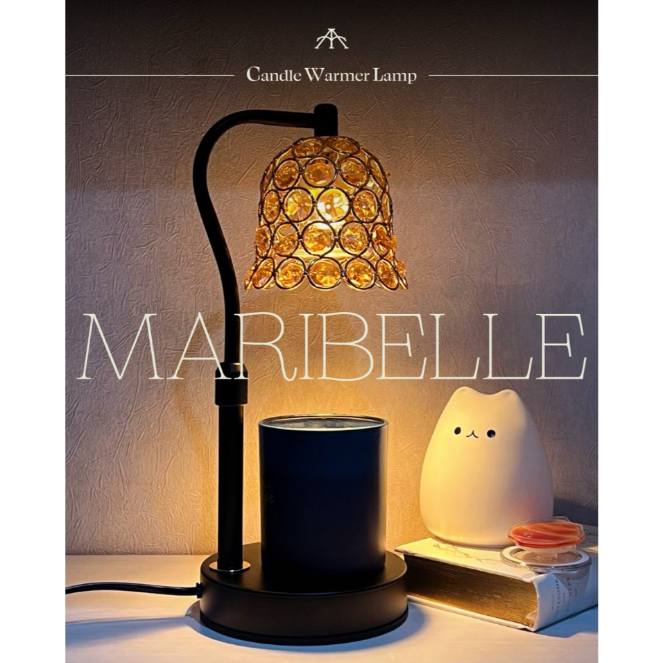 Maribelle Cande Warmer Premium/ Lampu Aromaterapi/ Penghangat Lilin/ Lampu Lilin Aromaterapi