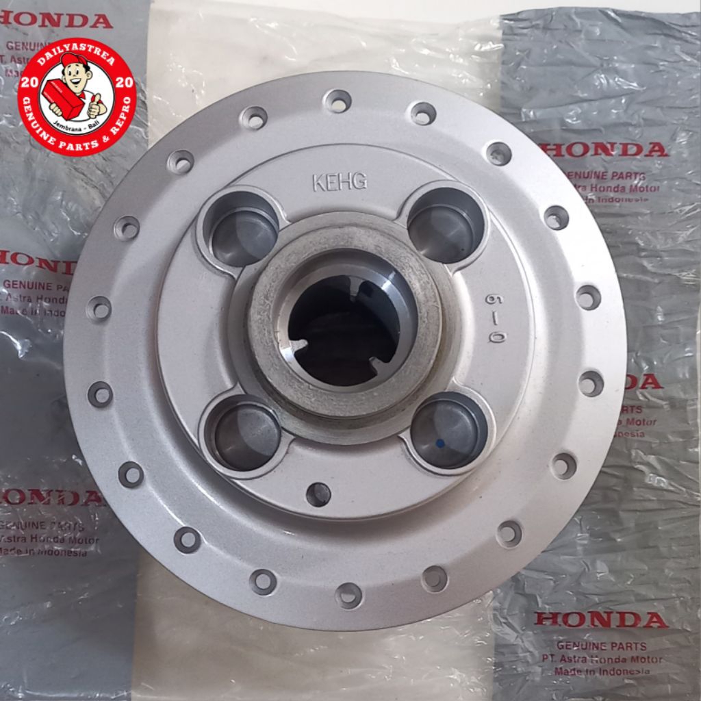 42601-KEH-930FMH HUB RR WHEEL TROMOL BELAKANG SILVER HONDA MEGAPRO MEGA PRO HIU PRIMUS ORIGINAL ASLI
