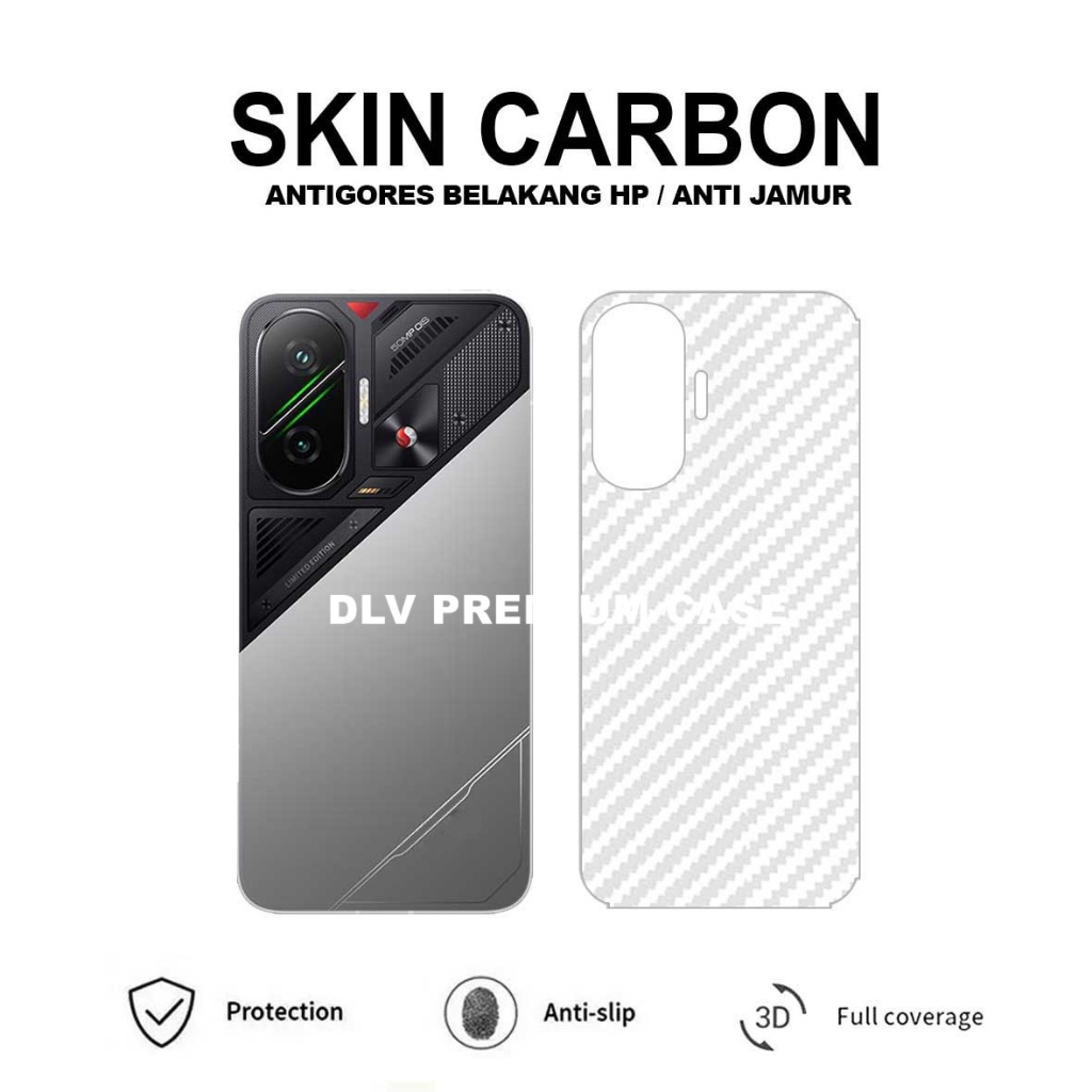 POCO F7 POCO F7 PRO POCO F7 ULTRA  SKIN CARBON TRANSPARAN ANTIGORES BELAKANG POCO F7 POCO F7 PRO POC