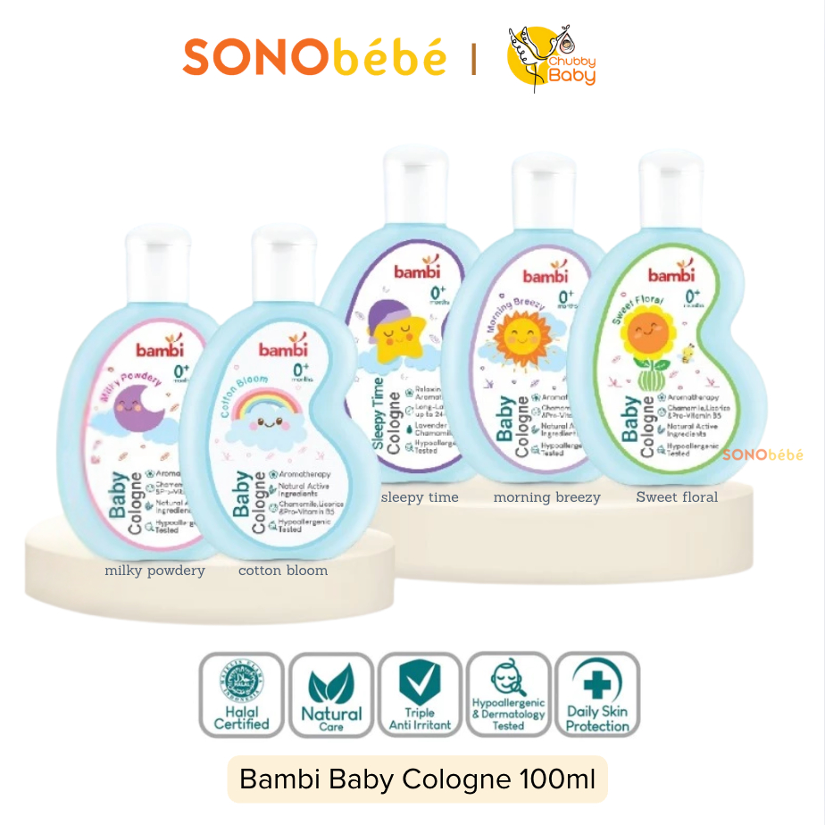 Bambi Baby Cologne 100ml | Parfume Bayi