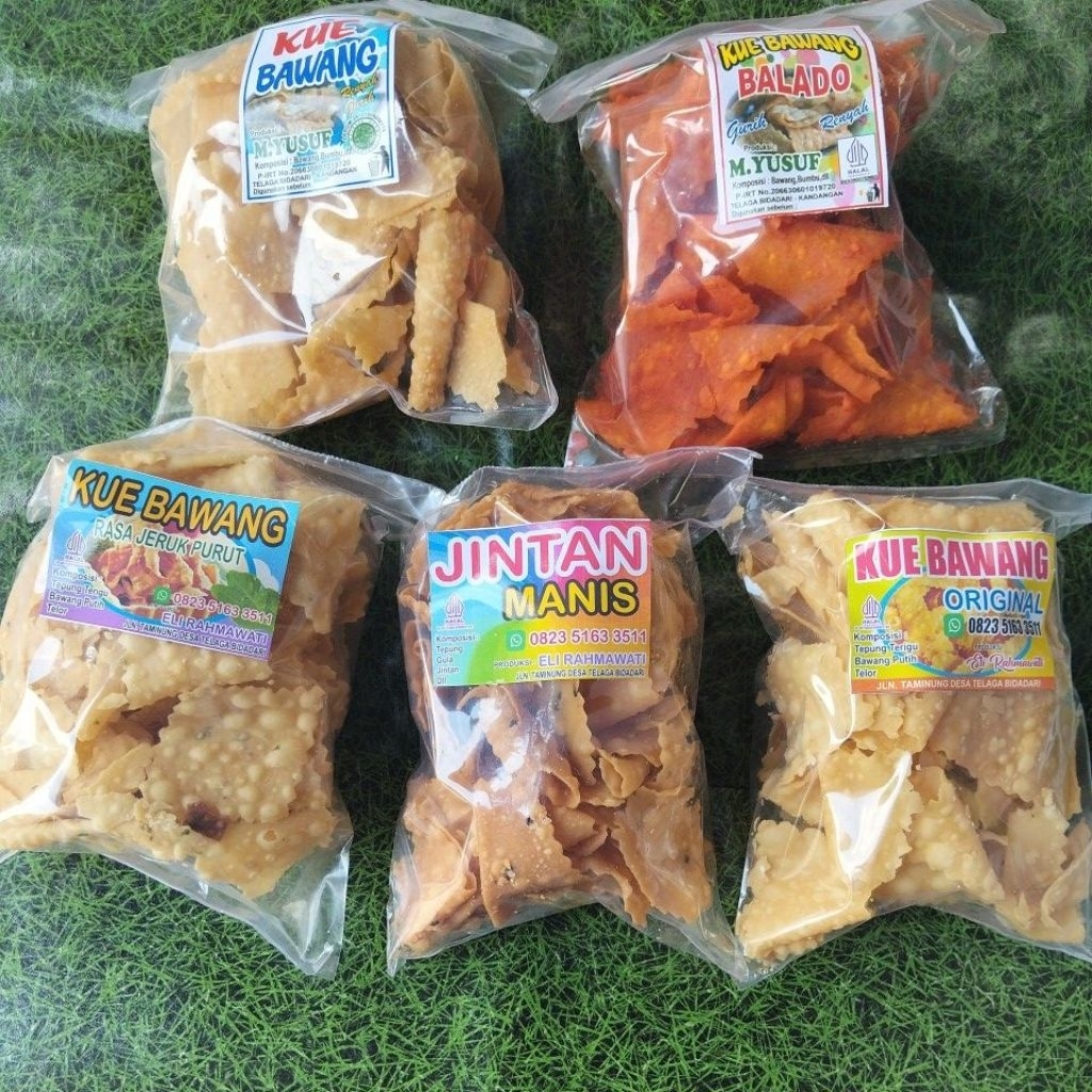 

Keripik Bawang Eli Rahmawati Renyah Jintan Manis/Jeruk Purut/Original