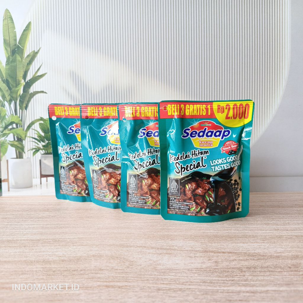 

Kecap Sedaap kedelai hitam special / Kecap manis