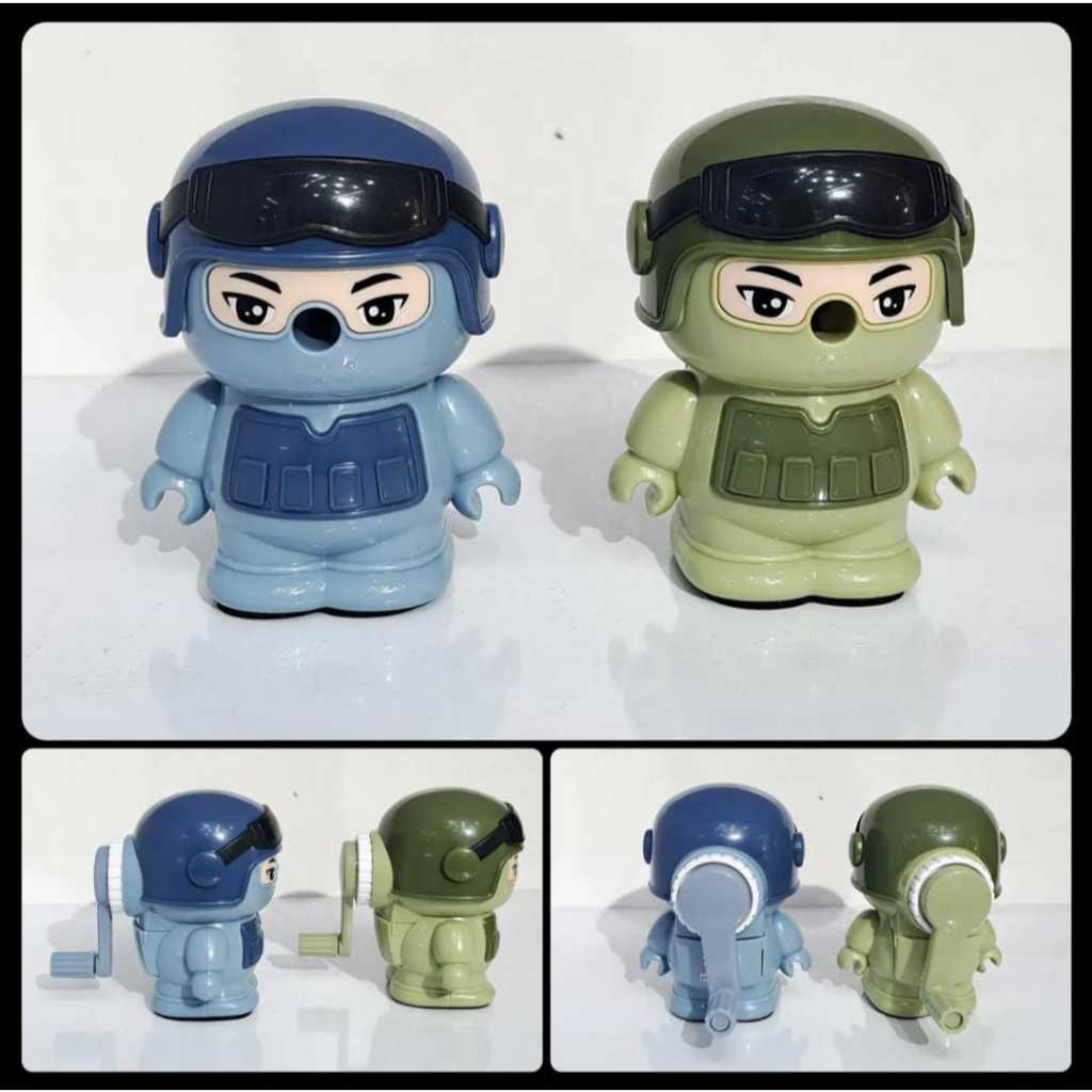 

RAUTAN PENSIL / ASAHAN PENSIL / SHARPENER / RAUTAN MEJA / RAUTAN PUTAR XIAO LING JING 18141 TENTARA