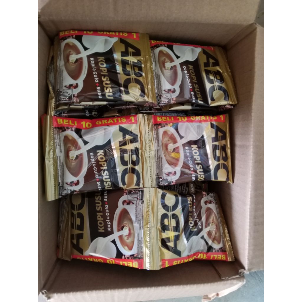 

kopi kapal api ,ABC susu,good day moca paket 6 renteng