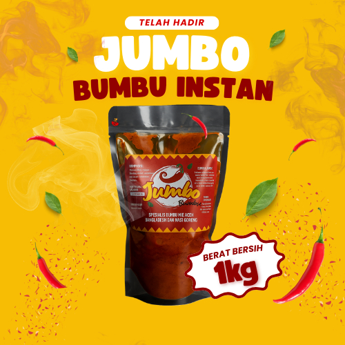 

BUMBU INSTAN JUMBO MIE ACEH NASI GORENG BANGLADESH SERBAGUNA MURAH 1KG
