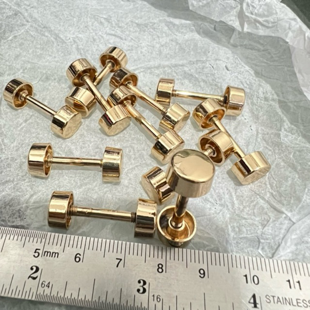 Baut Barbel 9mm Tas Dompet asesoris hardware