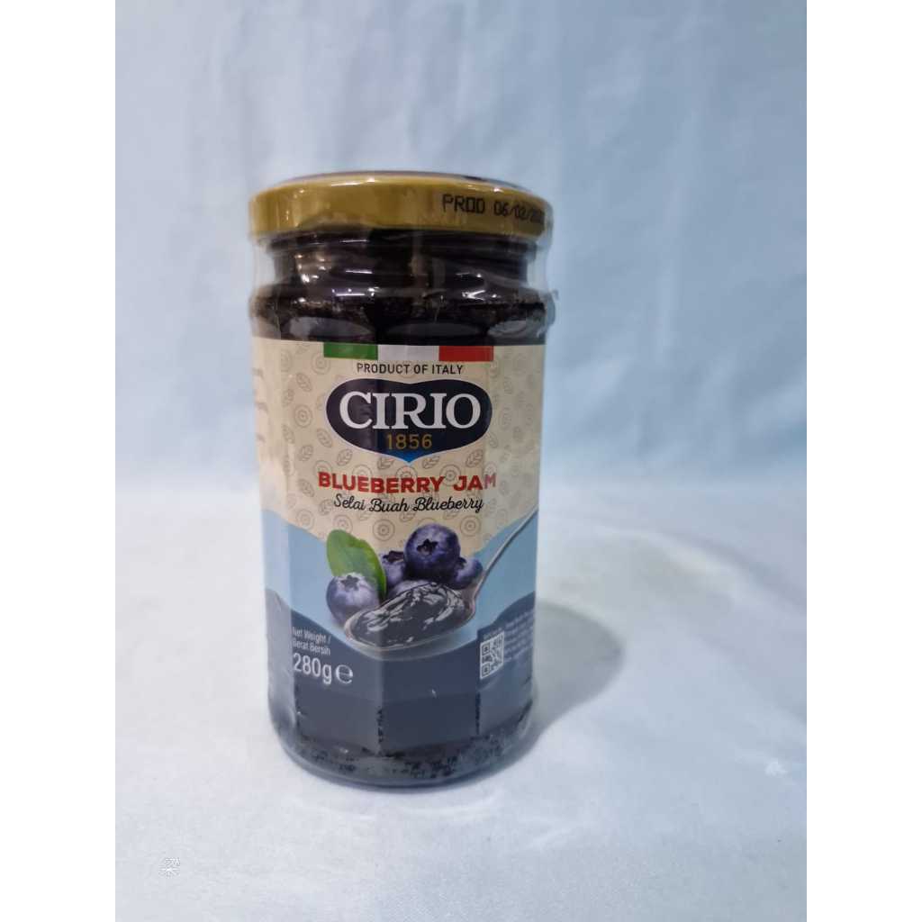 

Cirio Strawberry / Blueberry Jam Selai Strawberry Selai Blueberry 280g