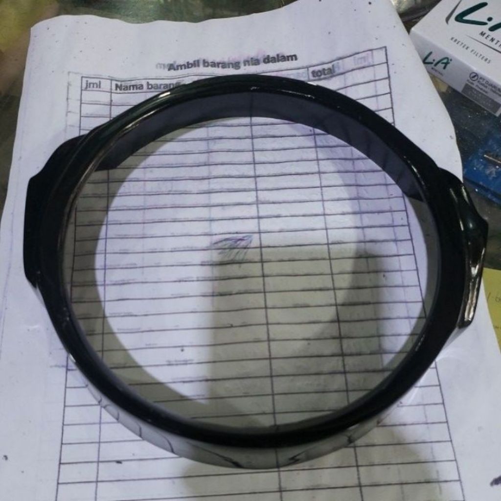 ring lampu vespa new PX hitam ring lampu npx hitam
