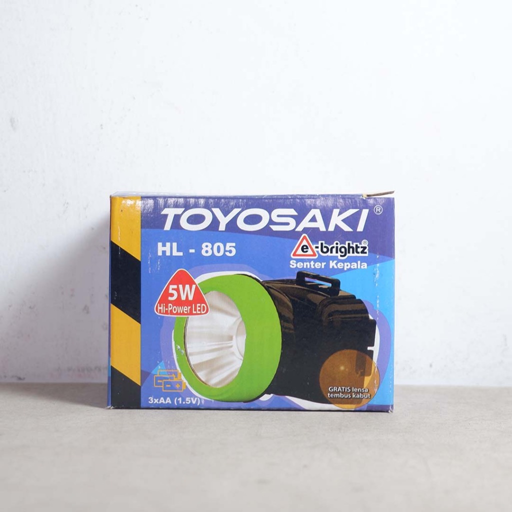 Squair Senter Kepala Baterai Toyosaki 5W LED Murah HL-805