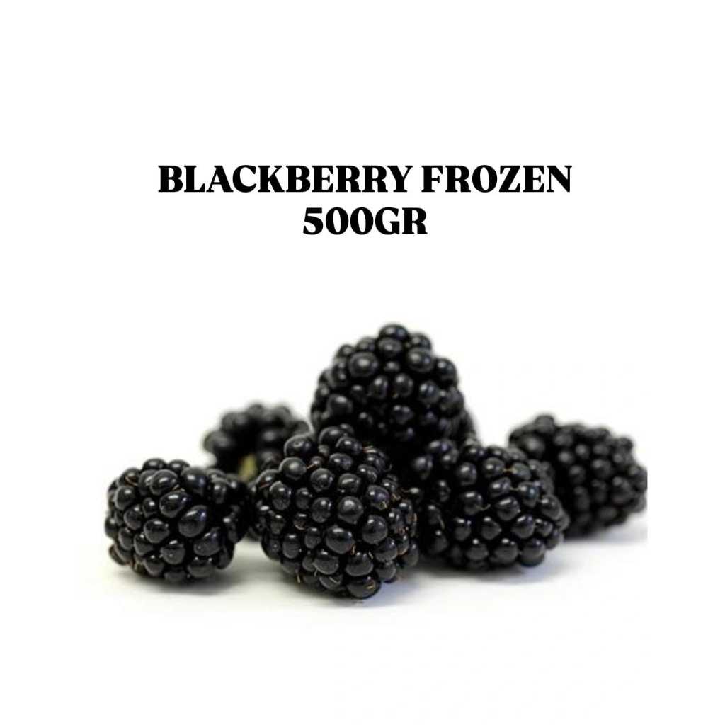 

FRUIT FROZEN BLACKBERRY 500GR, BUAH FROZEN SEGAR, INSTAN KURIR