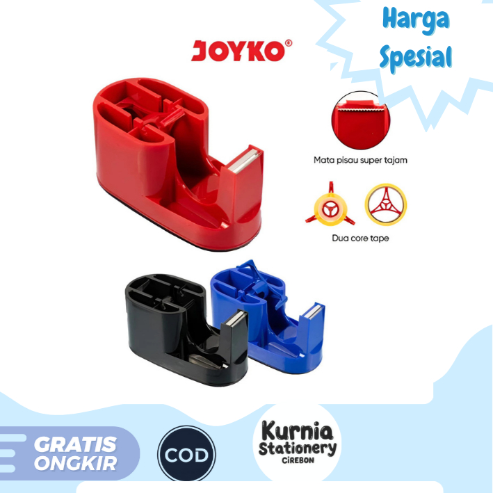

Joyko Tape Cutter TD-09N / Pemotong Lakban / Pemotong Pita Perekat