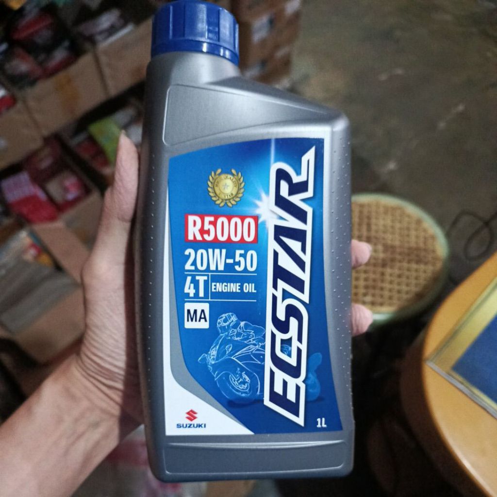 Oli Suzuki SGO 4T 1 Liter 20W-50 Ecstar - Oil Mesin Motor Manual 1000 ml