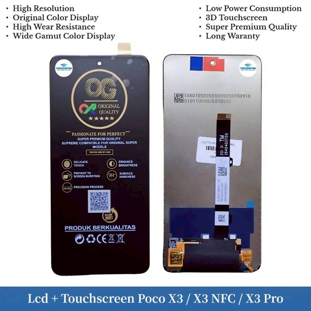 Lcd + Touchscreen Poco X3 / X3 NFC / X3 Pro