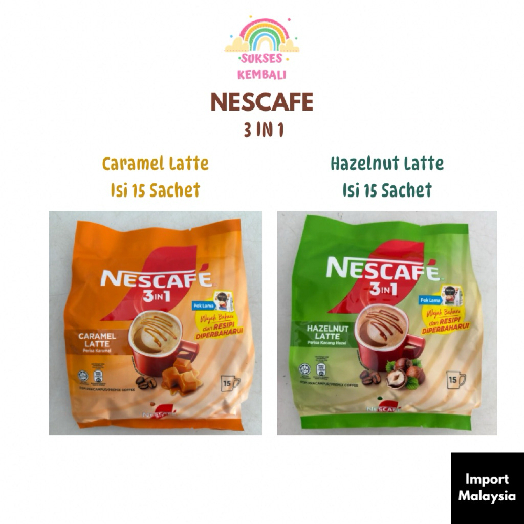 

Nescafe 3in1 Imprt Mlysia isi 15 sachet