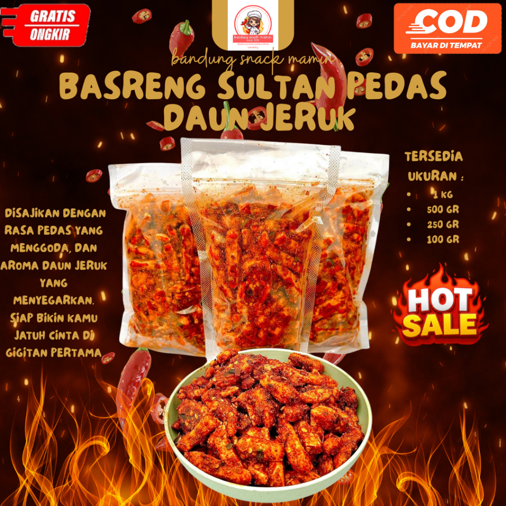 

BASRENG / BASO GORENG 100 GR KHAS BANDUNG SNACK MAMIN