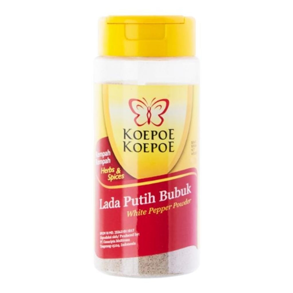 

Koepoe Koepoe Lada Putih Bubuk Bahan Dapur 85 g