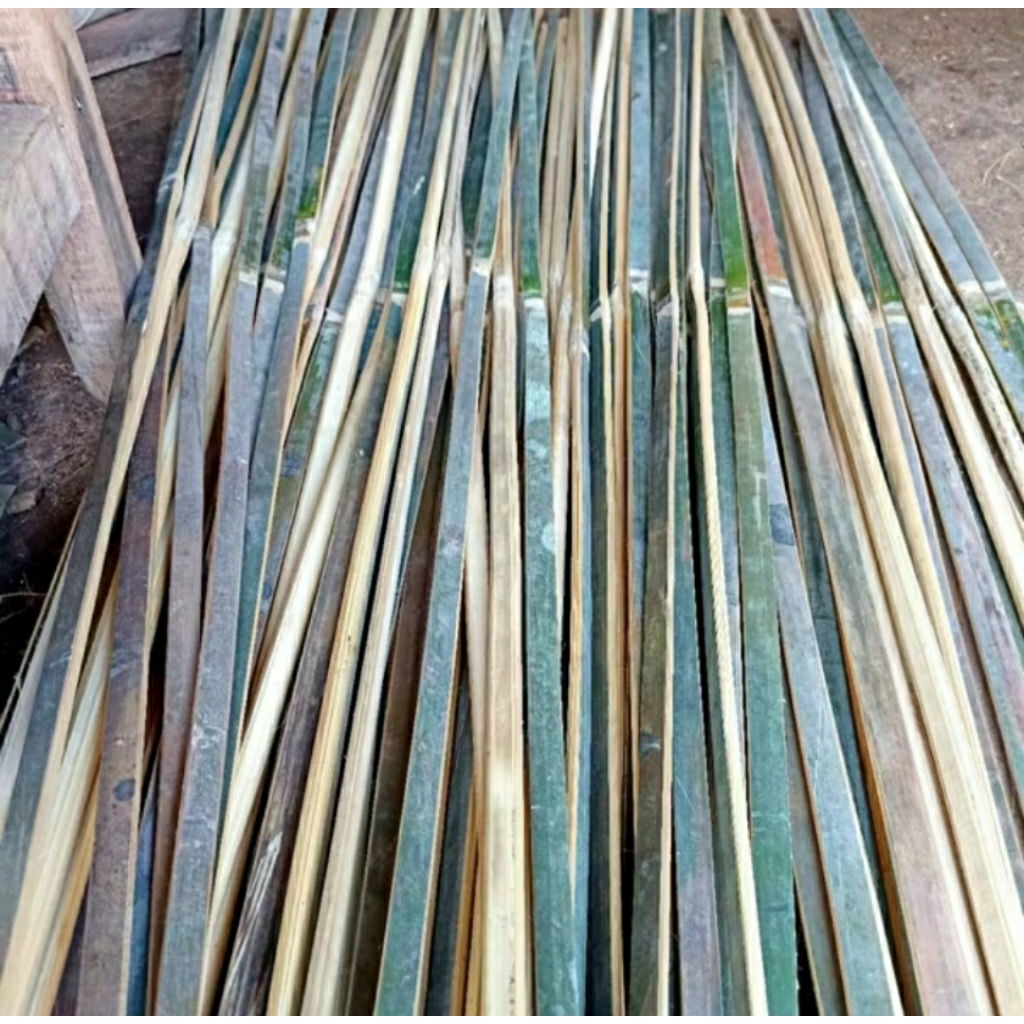 BILAH BAMBU BAHAN AJIR TANAMAN LEBAR 3 CM PANJANG 180 CM