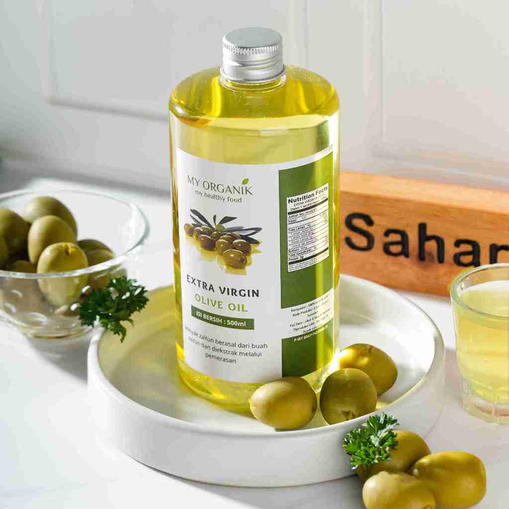 

My Organik Minyak Zaitun Asli Extra Virgin Olive Oil Organic Premium Murni Kemasan Botol