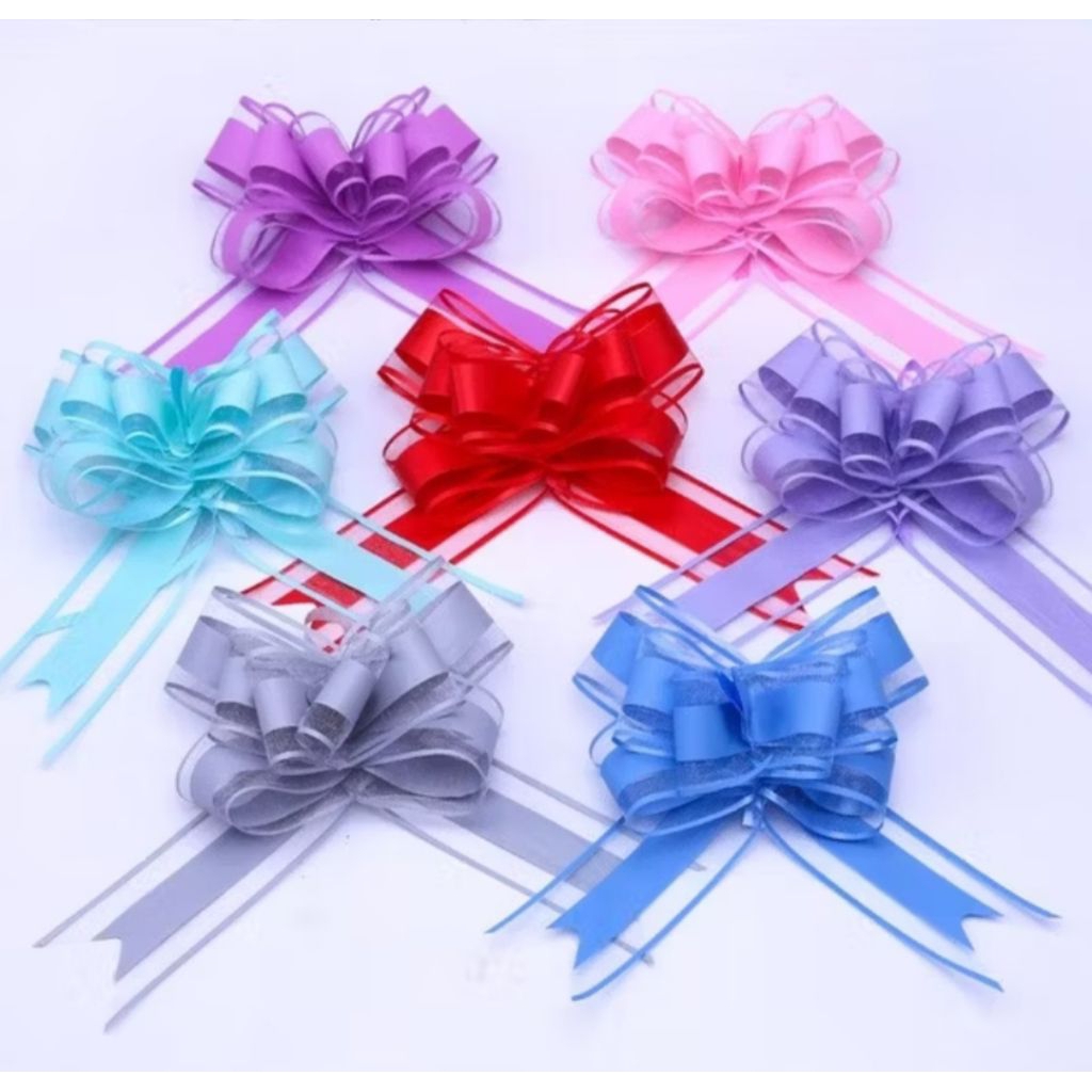 

pita tarik serut isi 10pcs untuk kado parcel hampers mobil wedding pernikahan ulang rahun dekorasi pesta