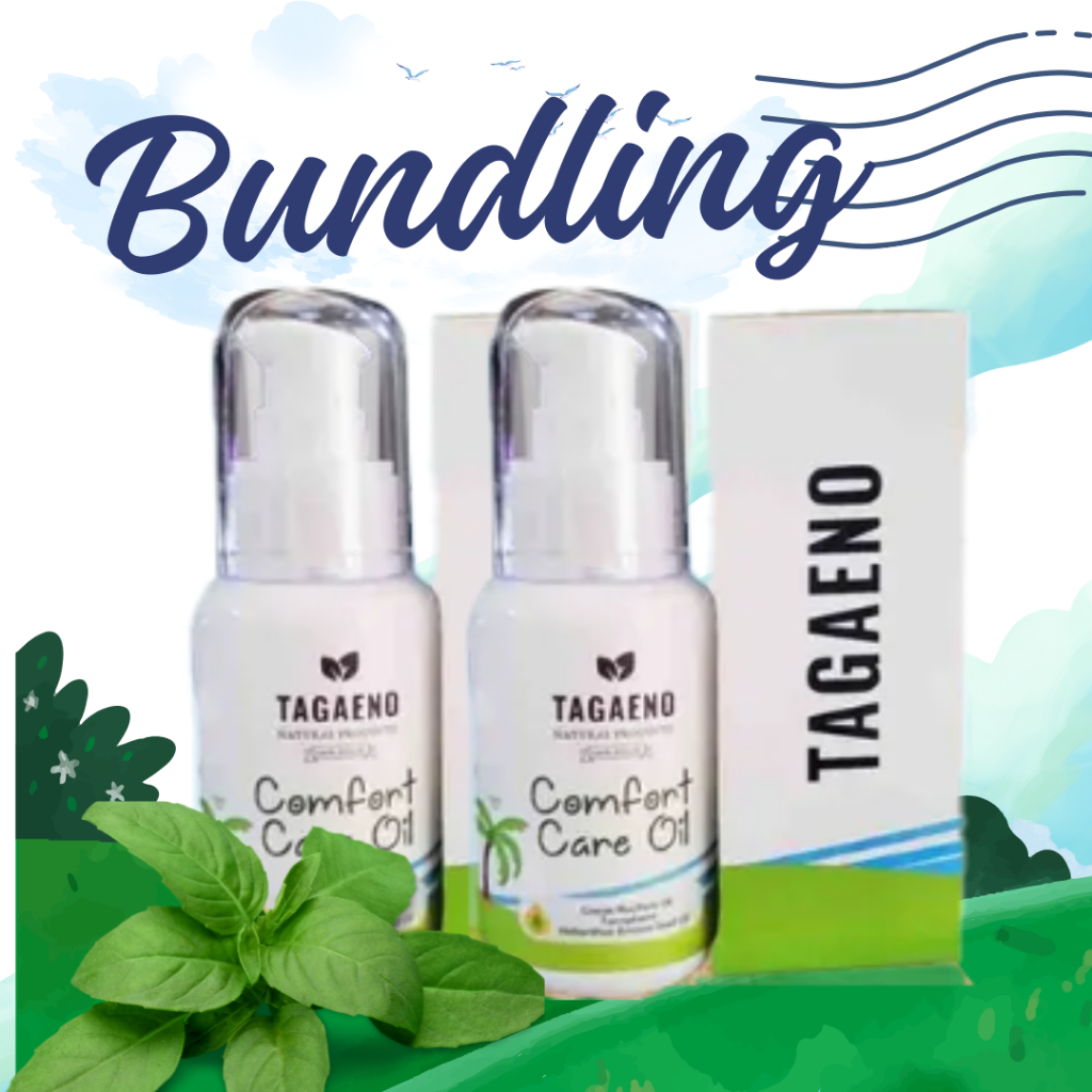 Bundling 2 pcs - TAGAENO Comfort Oil Minyak alami untuk meredakan Pilek, Batuk Demam, aman untuk ana