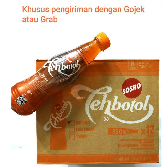 

TEH BOTOL SOSRO 450 ML, 1 dus isi 12 botol teh kemasan