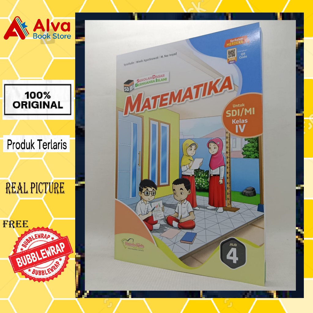 SDBI Matematika Pustaka Mulia kelas 4 kurikulum merdeka