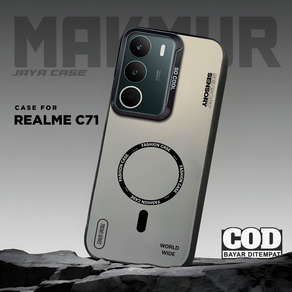 CASE IMD HOLOGRAM REALME C71 - Motif NAGA - Casing hp HYBRID PLATE SO COOL PREMIUM