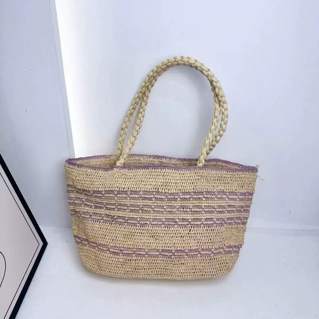 Vintage Raffia Fibers bag
