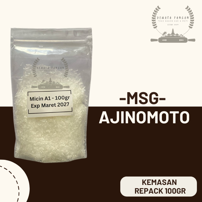 

[A1] MSG Ajinomoto Penguat Rasa Makanan Kemasan 100gr