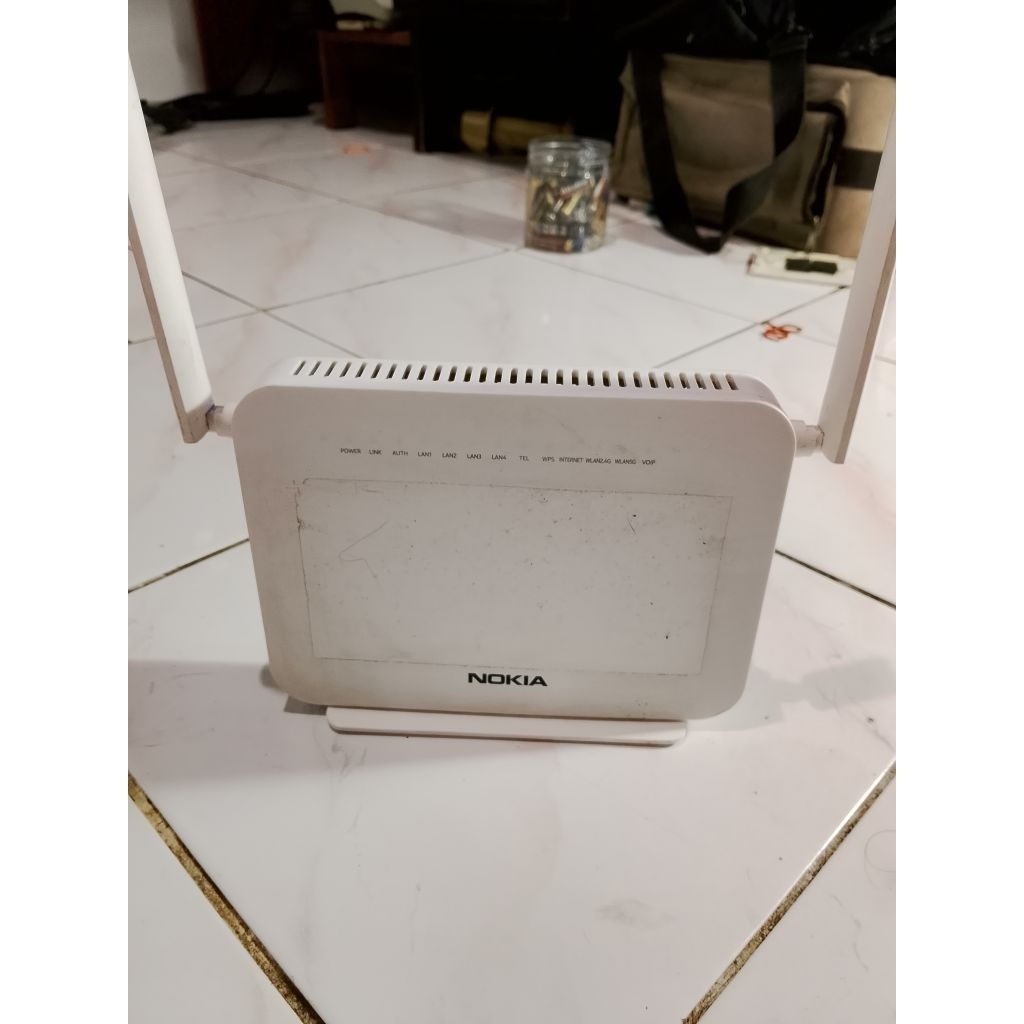 Modem Ont Gpon Nokia putih Dualband gigabit Reuter