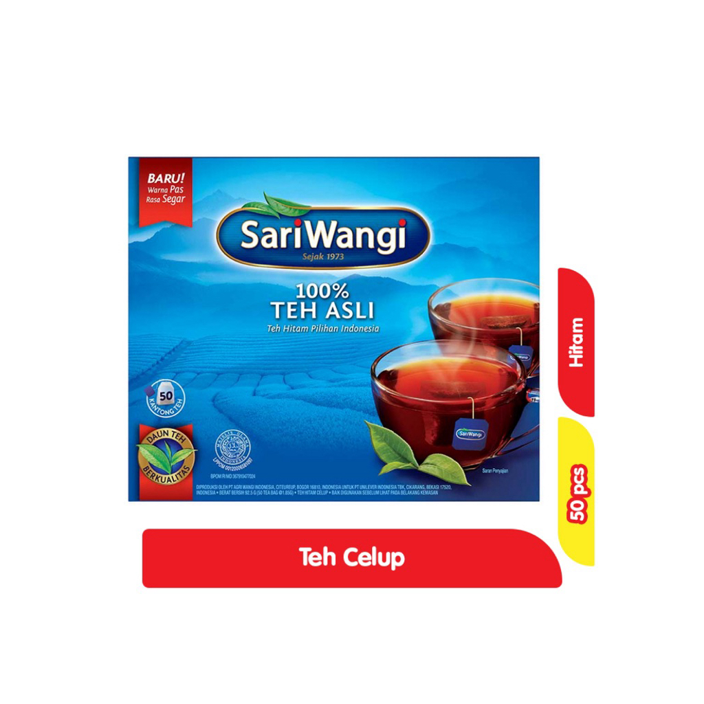 

SariWangi Teh Celup Hitam Asli 50 s