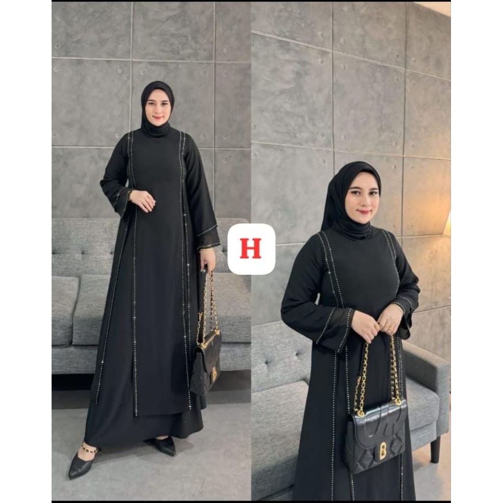Abaya Turkey Dubai Cantik