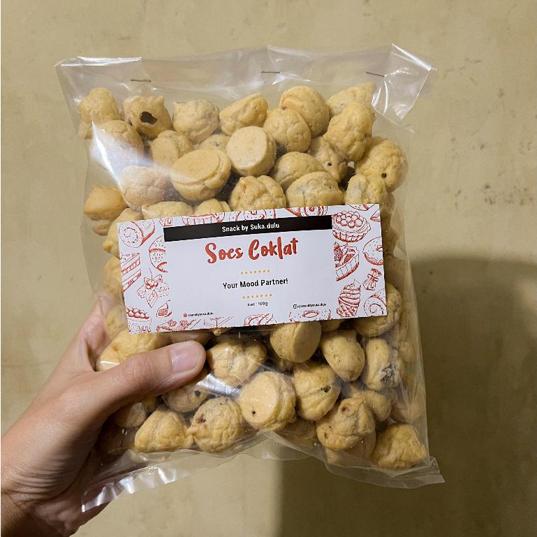 

SOES KERING COKLAT MIX KEJU 500g, snack by suka.dulu