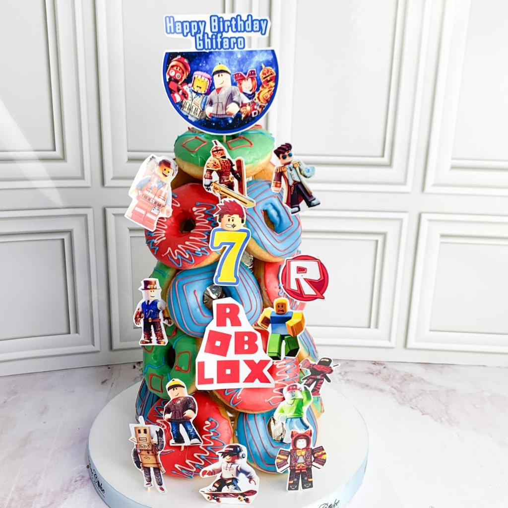 

Donat tower Tema Roblox/Donat Tower Jakarta/Donat Ulang tahun