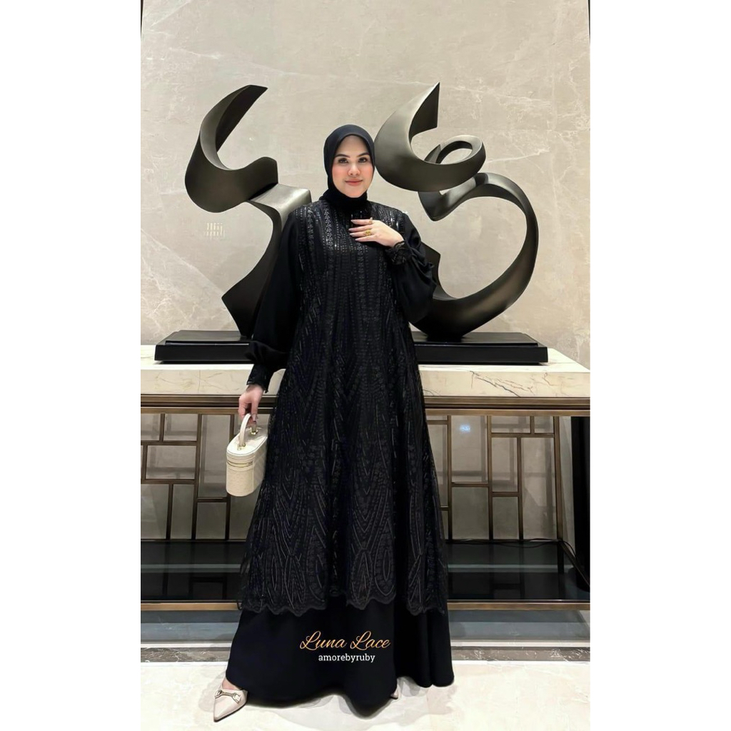 Amore by ruby Luna Lace / Luna lace amore by ruby / Gamis amore ruby / Gamis amore by ruby / Luna la