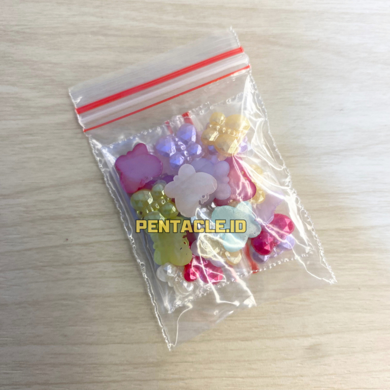 Dekorasi Lucu Hiasan Kupu-Kupu 3gr Patch Kerudung Bling Menghias Warna Bando Bros DIY Sequin Manik M