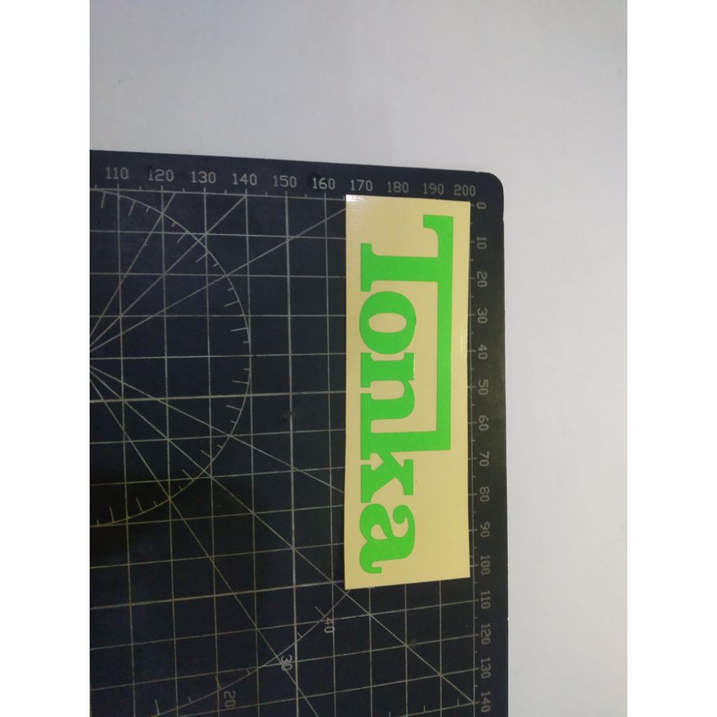 

stiker cutting tonka
