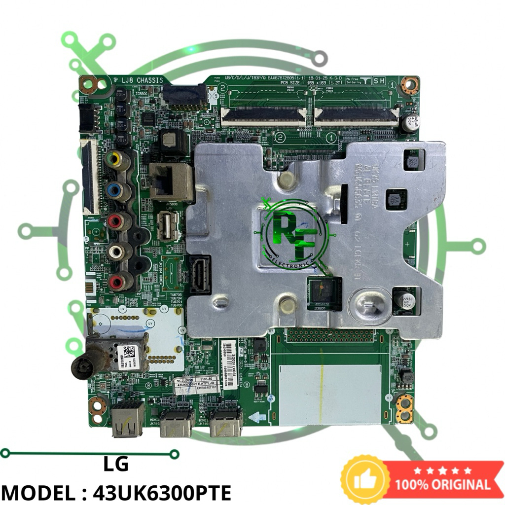 MB MOBO MAINBOARD MODUL MESIN TV LED LG 43 INCH 43UK6300PTE 43UK6300 PTE