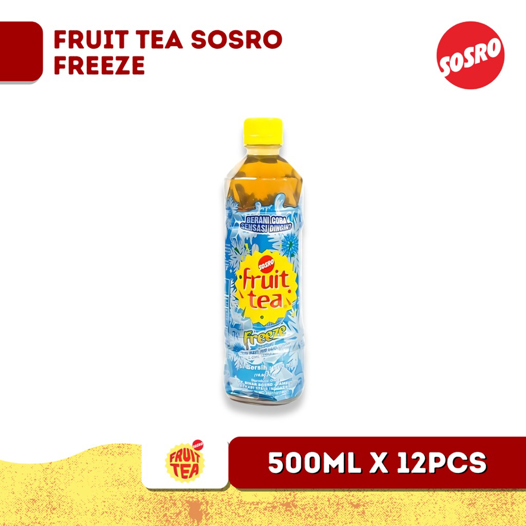 

Fruit tea 500ml rasa Freeze satu dus isi 12&24pcs