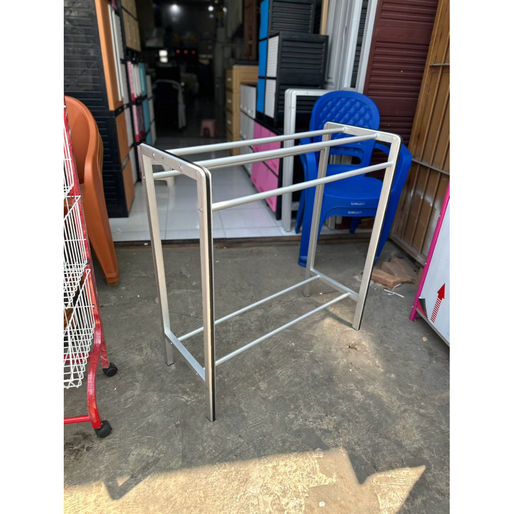 rak / jemuran handuk aluminium tebal