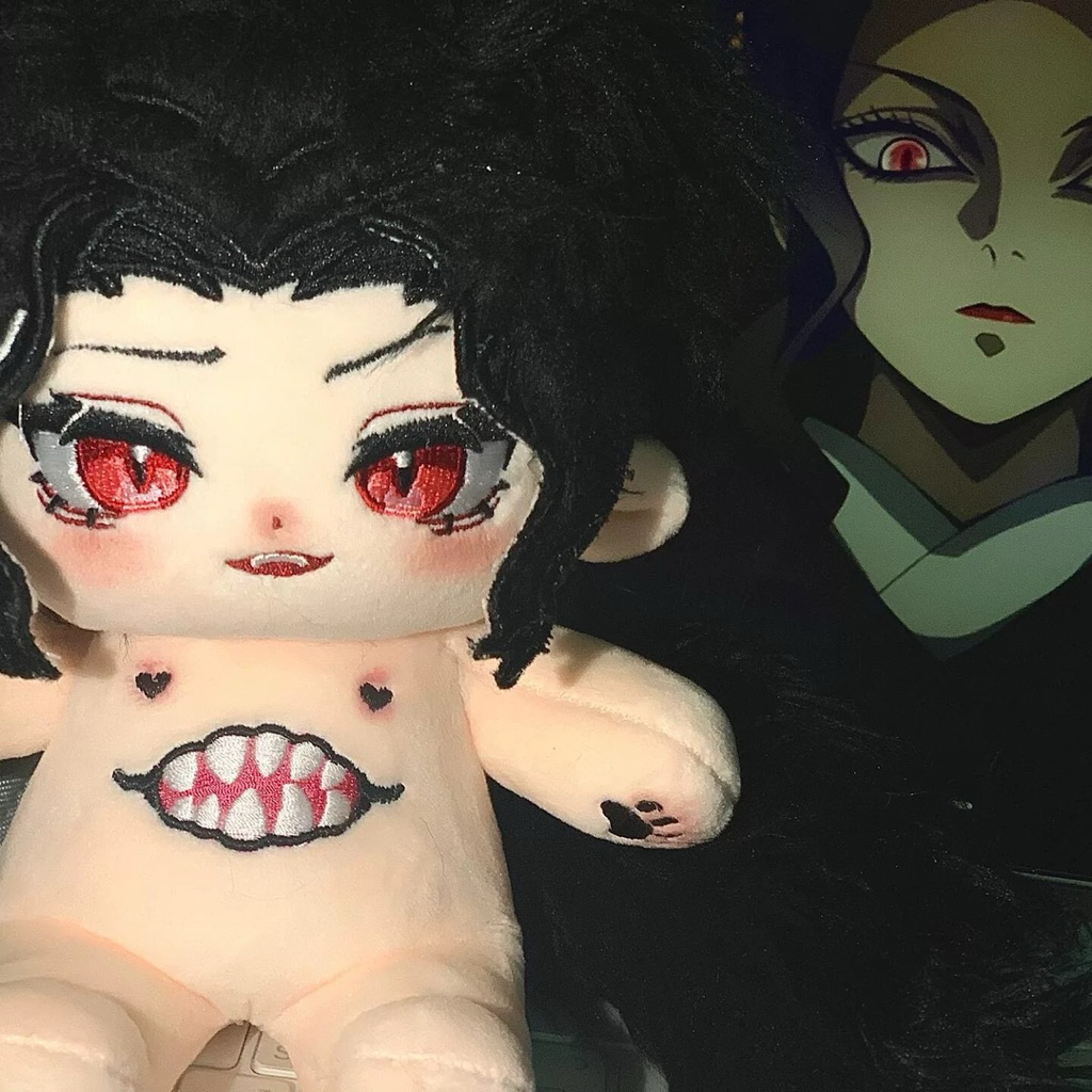PREORDER BONEKA MUZAN Boneka plush Demon Slayer (Kimetsu no Yaiba) – Kibutsuji Muzan, ukuran 20 cm, 
